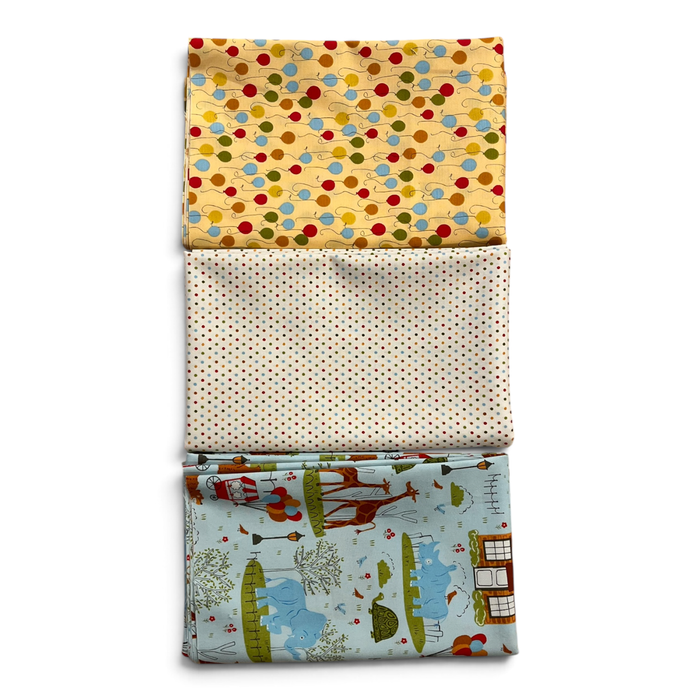 "Zoo-topia"- 3 Piece Fabric Bundles